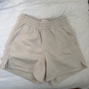 Abercrombie “soft A&F collection” Cream Soft Shorts